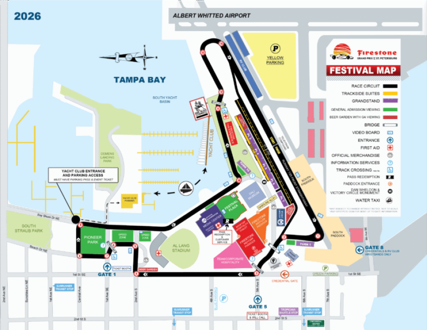 Map of Grand Prix 