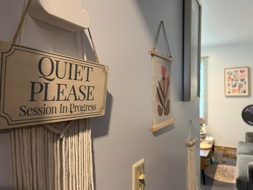 A therapist's office at Enso Counseling Group in Concord.