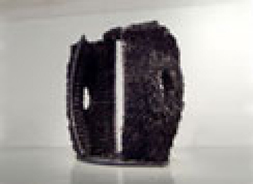 Above: Chakaia Booker, Sugar in my Bowl, 2003; rubber tire and steel, 95 x 110 x 57 3/4 inches; Courtesy of the artist and Marlborough Gallery, New York