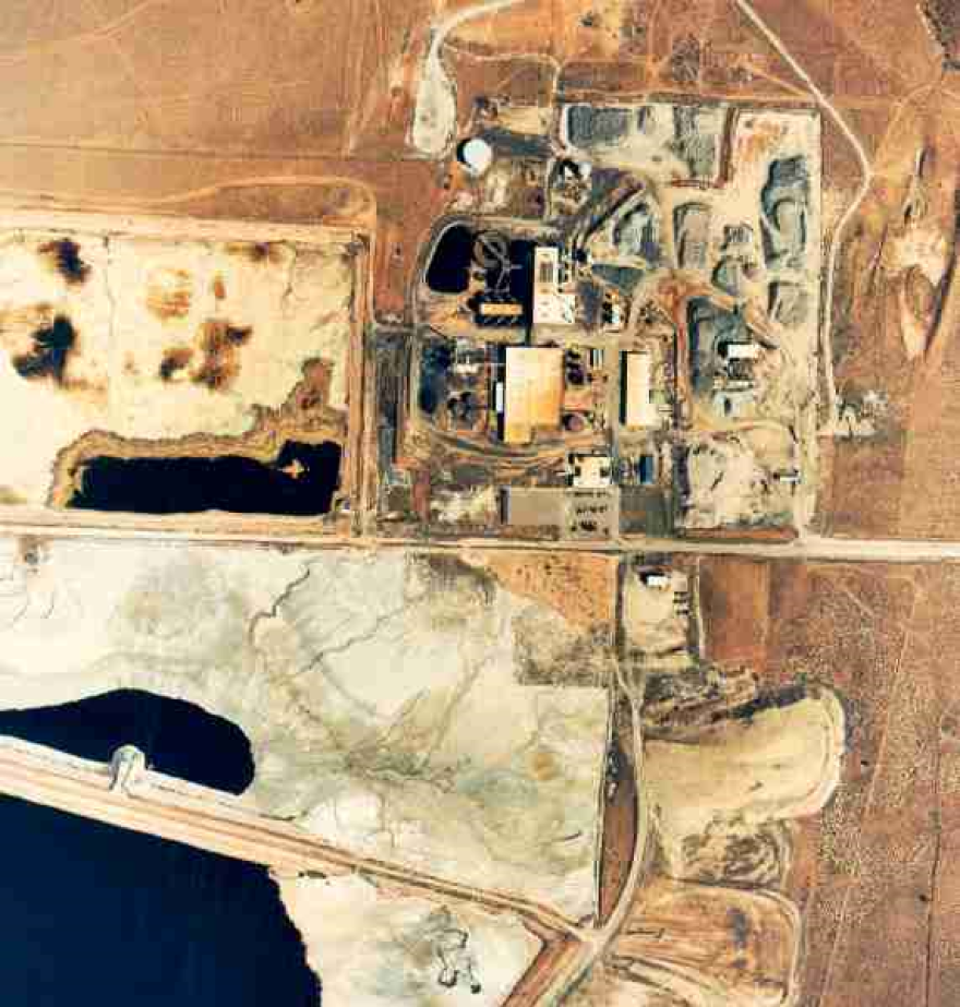 aerial view of White Mesa Mill
