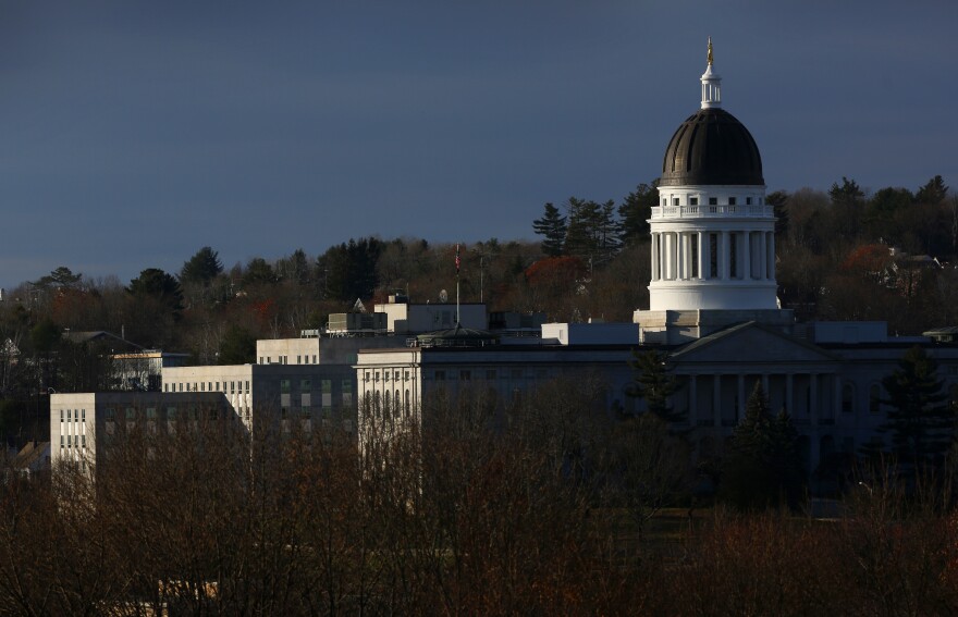 The Maine State House is seen Monday, Nov. 12, 2018, in Augusta, Maine.