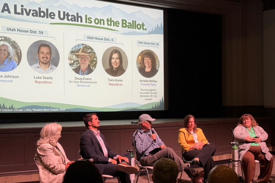 From left to right: Celeste Johnson, Luke Searle, Doug Evans, Tiara Auxier and Annette McRae.