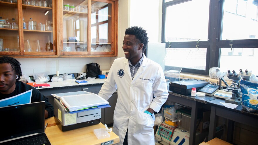 Stanley Andrisse says his 21-year-old self, who was once facing 20 years to life in prison, could never have imagined his life today: Andrisse is now an endocrinologist, scientist and professor at Howard University's College of Medicine. He has a Ph.D., an MBA, and a lab full of students who affectionately call him Dr. Stan.