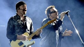 The Edge and Bono performing in June at the Oakland, Calif., stop of U2's 360˚ Tour — the most successful in history.
