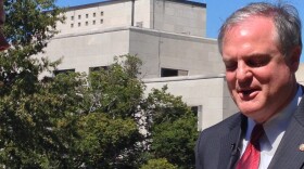 U.S. Senator Mark Pryor on state Capitol grounds.