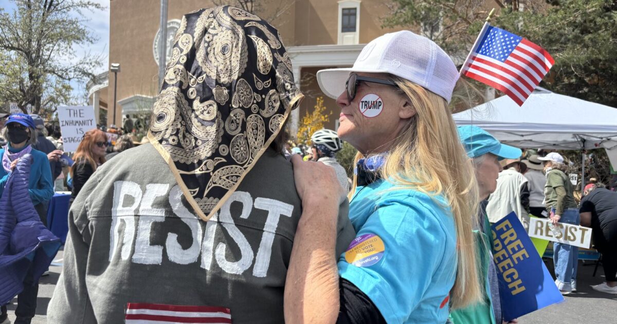 Thousands rally in Albuquerque, Santa Fe for No Kings anti-Trump protest