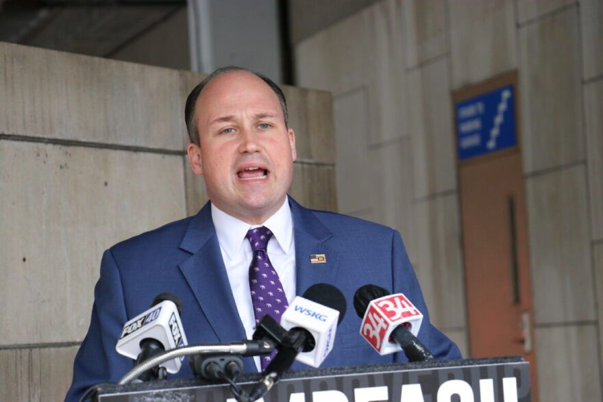 New York state Republican Chairman Nick Langworthy formally announced his bid for Congress on Friday, June 10, 2022.