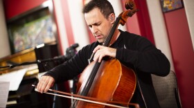Jacob Szekely in the KNKX Studios