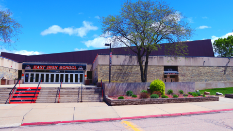 Sioux City East High School is shown in courtesy photo from the Sioux City School District.