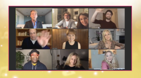 Vikki Siddell (bottom right corner) on St. Charles performed in from of the "Unbreakable Kimmy Schmidt" cast for the live singing contest: "Kimmy vs. the Music: A Live Singing Contest That's Live."