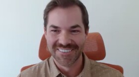 Greg Powers participates remotely in an episode of the Kenai Conversation on Tuesday, July 21, 2026.