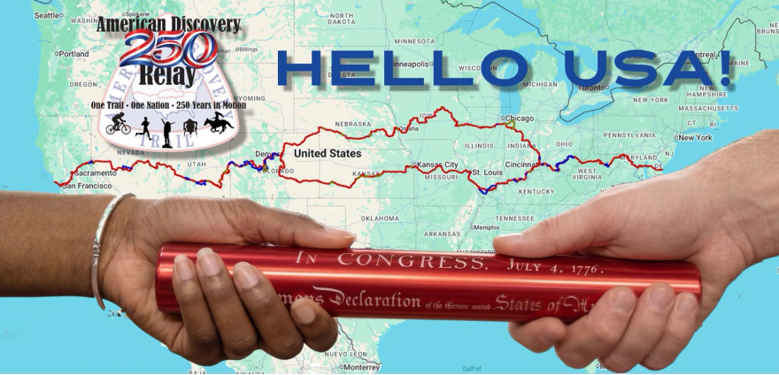The America Discovery 250 Relay began July 1, 2026 in the San Francisco Bay Area, and will end in Delaware on Thanksgiving Day, in honor of the 250th anniversary of the Declaration of Independence.