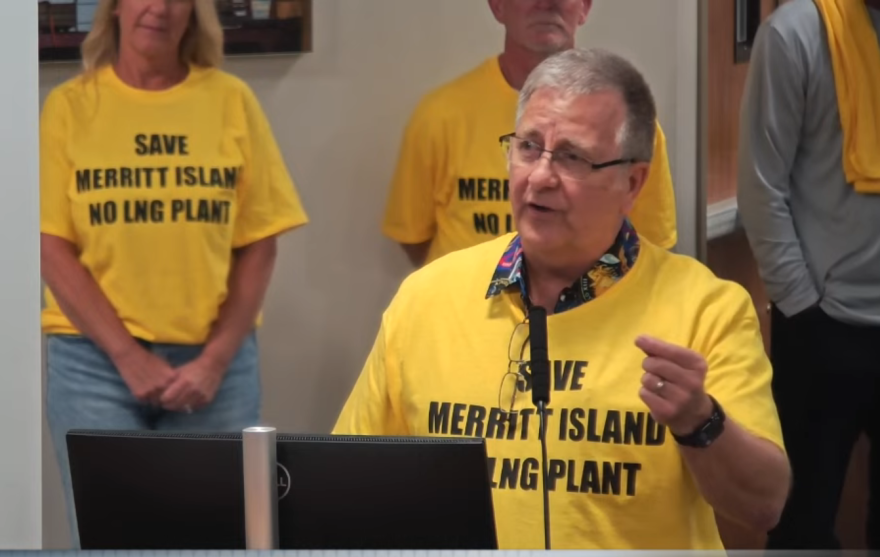 Resident Philip Stasik thanked Canaveral Port Authority commissioners for moving Wednesday to reject companies’ offer to build an LNG plant on Merritt Island.