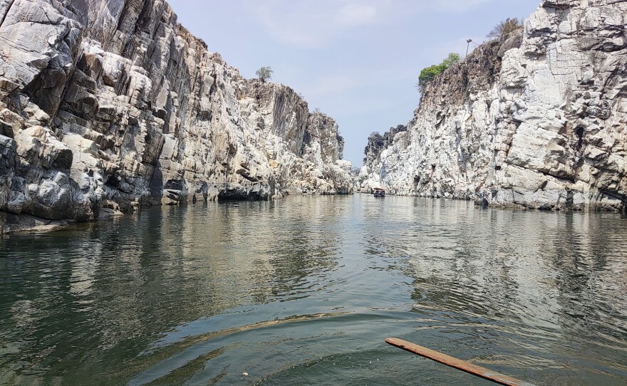 The river Narmada has carved a gorge into marble rocks to create a spectacular natural wonder.