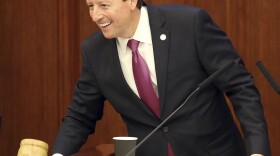 Senate president Bill Galvano, R-Bradenton, starts first day of legislative session in the senate Tuesday, March 5, 2019, in Tallahassee, Fla. 