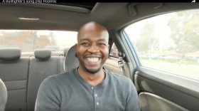 Babatunde Akinboboye in his video "A Bullfighter's Song (Hip Hopera)"