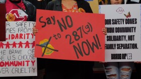 Advocates express their support for state legislation that would ban formal partnerships between ICE and local law enforcement in Maryland on Jan. 22, 2026, in the Miller Senate Building in Annapolis, Md.