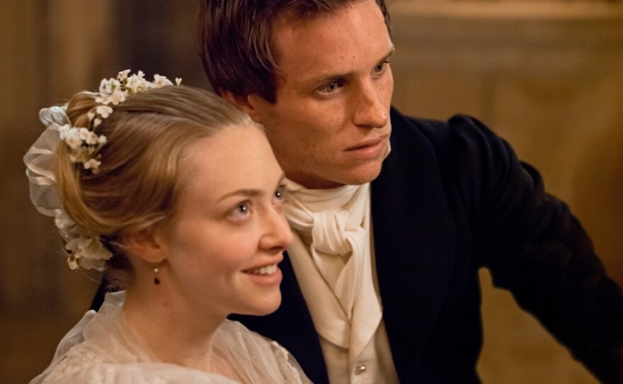 Cosette (Amanda Seyfried) and Marius (Eddie Redmayne) fall in love in a world shaken by revolution.