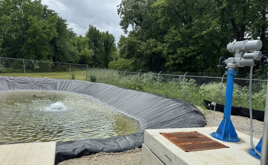 The water will first be aerated to “to get the solids to suspend,” Bauer explained.