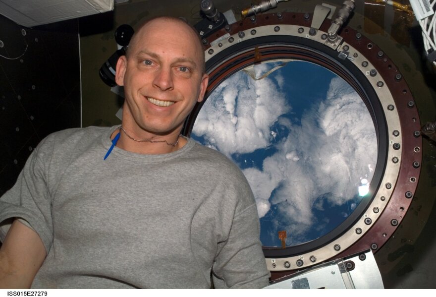 Astronaut Clay Anderson, an Ashland native, on board the International Space Station in 2007.
