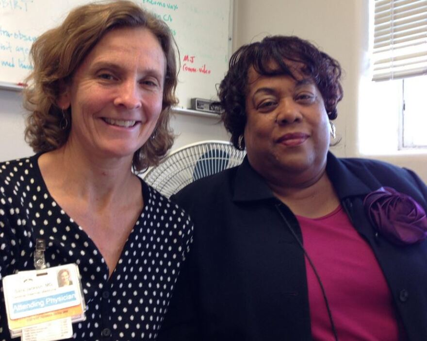 Dr. Sara Jackson, left, and Linda Johnson were part of Open Notes, a national study that gave patients access to their medical records. 