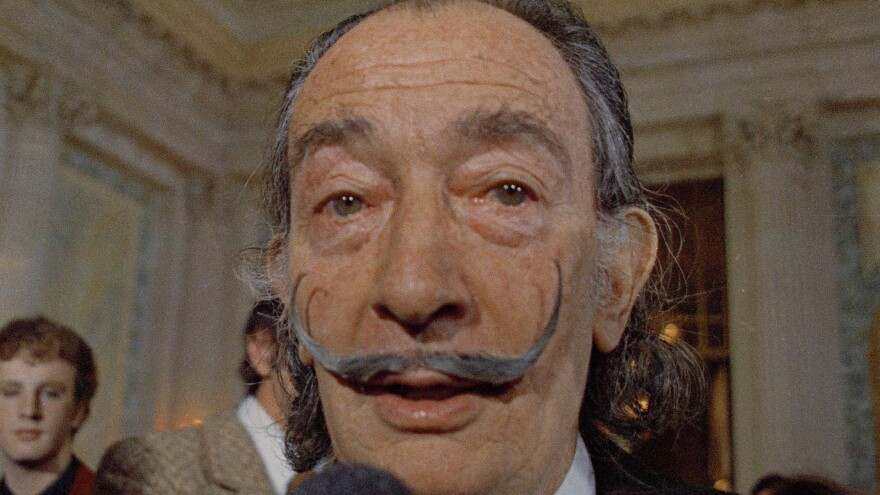 Salvador Dalí, photographed in 1973, was found not to be the biological father of the woman whose paternity claims led to his body being exhumed, according to his foundation.