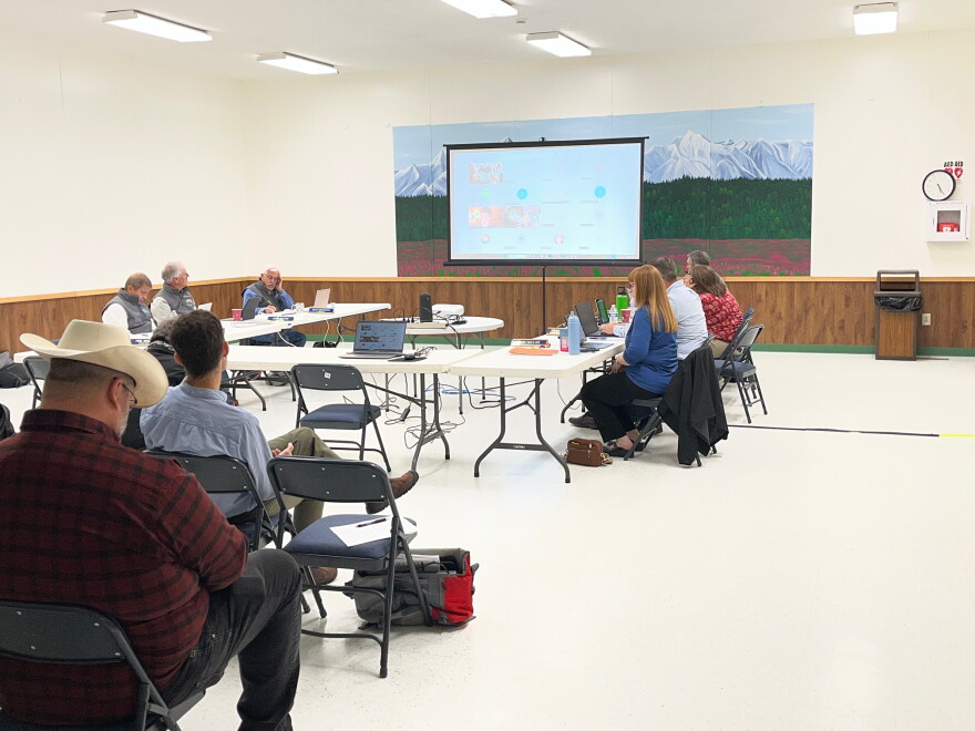 Golden Valley board members met Tuesday in the Delta Junction Community Center to discuss the LM6000 generator purchase and other issues.