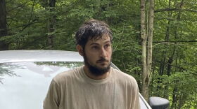 This image provided by Pennsylvania State Police shows Michael Burham, a homicide suspect who used bed sheets to escape a northern Pennsylvania jail after being captured.