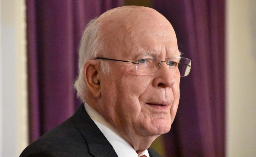 Vermont Senator Patrick Leahy announces his retirement at the Statehouse in Montpelier