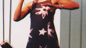 Angela Hagenbach performing in Omaha, 2003. Photo Credit: Chris Cooke.