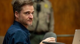 Gerhardt Konig appears in court before closing arguments in his attempted murder trial, Tuesday, April 7, 2026, in Honolulu. (AP Photo/Mengshin Lin, Pool)