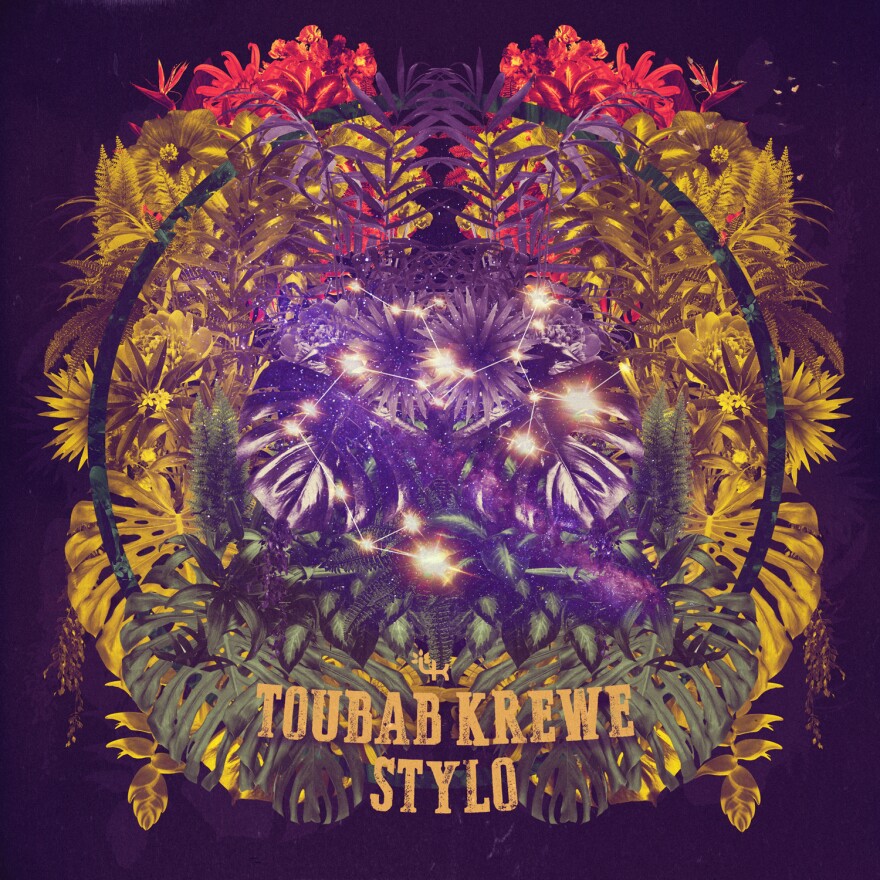 colorful art work for Toubab-Krewe Band