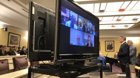  Ohio Redistricting Commission meets, in-person and virtually, for status update from independent mapmakers Douglas Johnson and Michael McDonald on March 24, 2022.