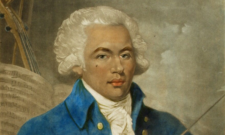 portrait of Joseph Bologne, dated April 4, 1788