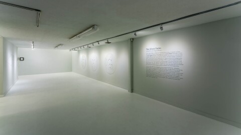 Installation view of “The Silent Paths: Medina & Tagliafico”