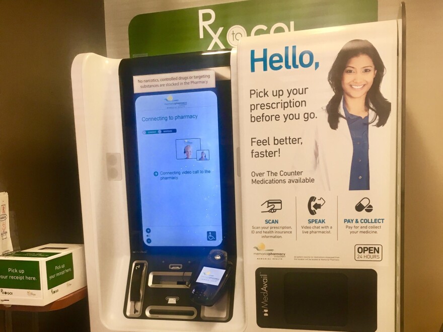 Jacksonville Memorial Hospital recently started offering prescription drugs through an RX-to-go kiosk in its emergency room. Lindsey Kilbride/WJCT