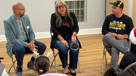 Jose Hernandez-Paris moderated the conversation with Willeny Figuera and Manolo Betancur.