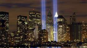 Tribute in Light memorial, New York City. 2006. Photo: Denise Gould, US Air Force. 