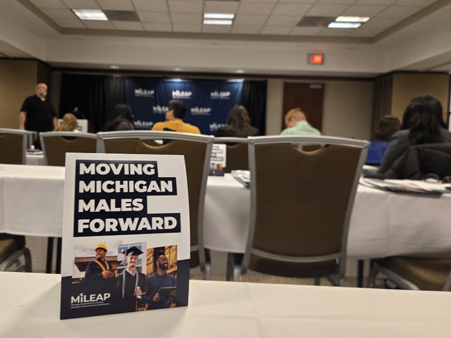 Michigan officials discussed ways to better prepare the state’s boys and men for the future during a conference in Lansing on Wednesday, December 4, 2025.
