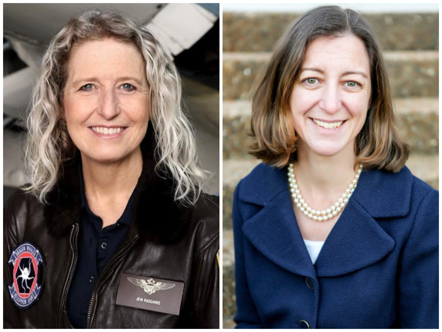 Republican U.S. Rep. Jen Kiggans (left) and Democratic challenger Elaine Luria are facing off again in Virginia’s 2nd Congressional District. (Photos courtesy of campaigns)