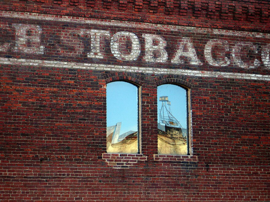 Photo: A tobacco warehouse in Durham