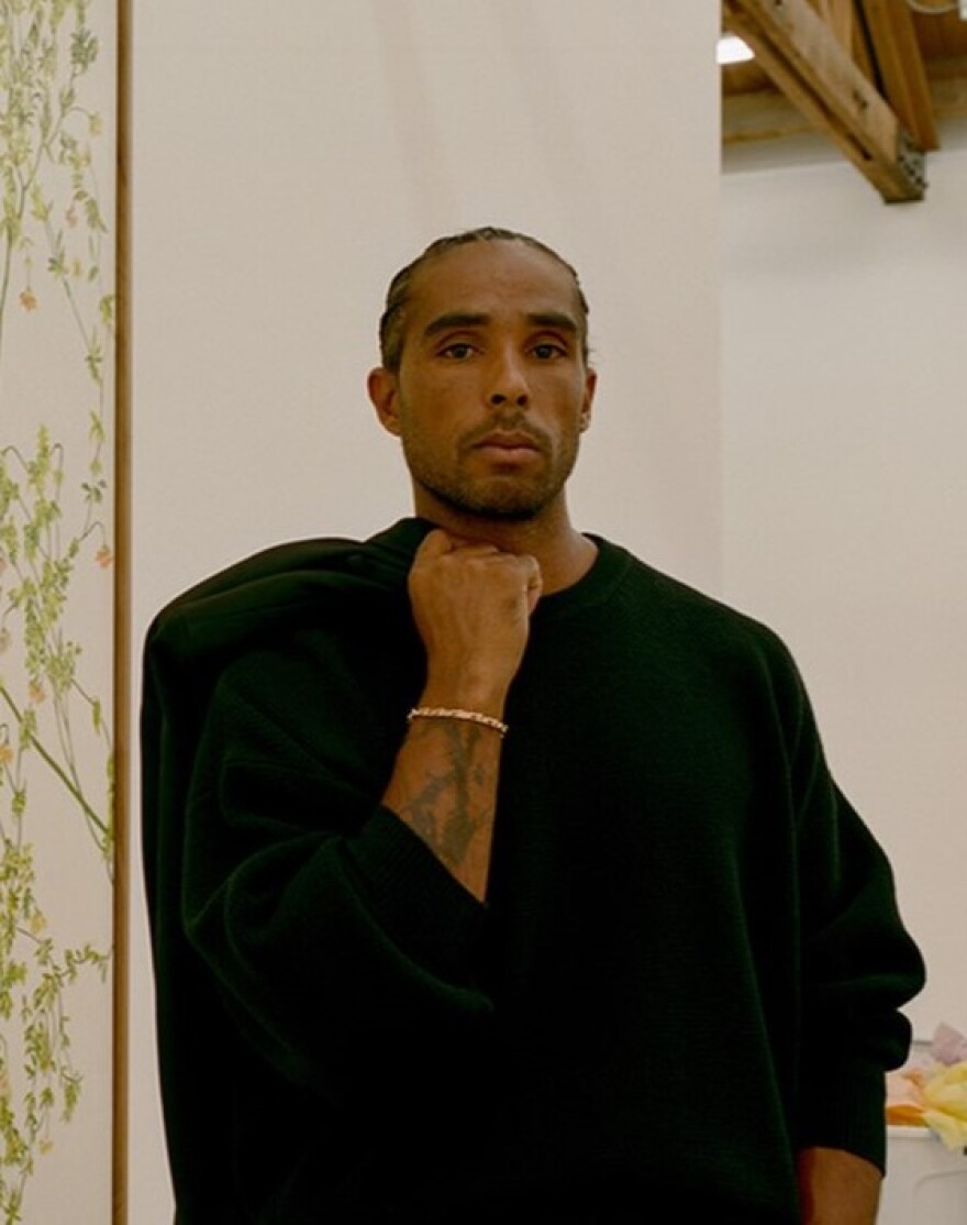 American visual artist Hugo McCloud is one of several artists to commissioned to create an original artwork for the new Obama Presidential Center. (April 9, 2026)