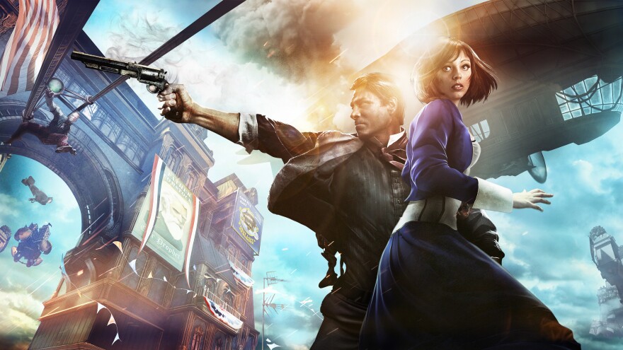 <em></em>In Bioshock Infinite, a simple premise — a guy, a girl, a gun — animates a mind-bending story.