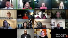 The Bloomington City Council meets remotely April 26, 2021.