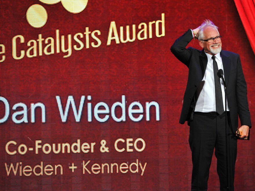 Dan Wieden at an award show in 2011.