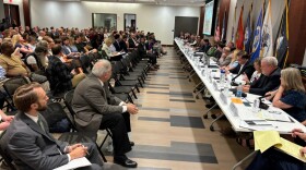 An earlier meeting of the Virginia Military Survivors and Dependents Education Program Task Force.