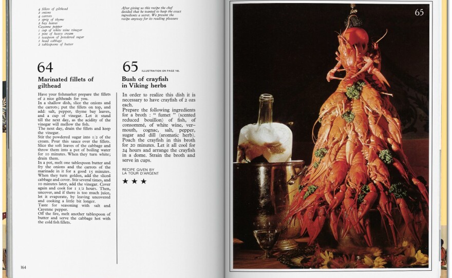 The "Bush of crayfish" recipe didn't include measurements but instead says, "After giving us this recipe the chef decided that he wanted to keep the exact ingredients a secret."