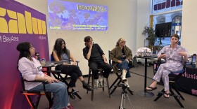 BOUNCE host Erin Lim with panelists Maya Goldberg-Safir, Jordan Karnes, Vanessa Hutchinson-Szekely, and Raina Mast.