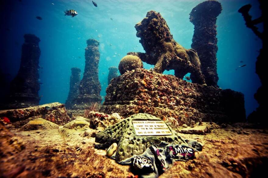 Kim Brandell is a sculpture artist and his latest project is the Neptune Memorial Reef. The man-made reef serves as a popular dive destination, an art piece and an alternative to cemetery burial. 