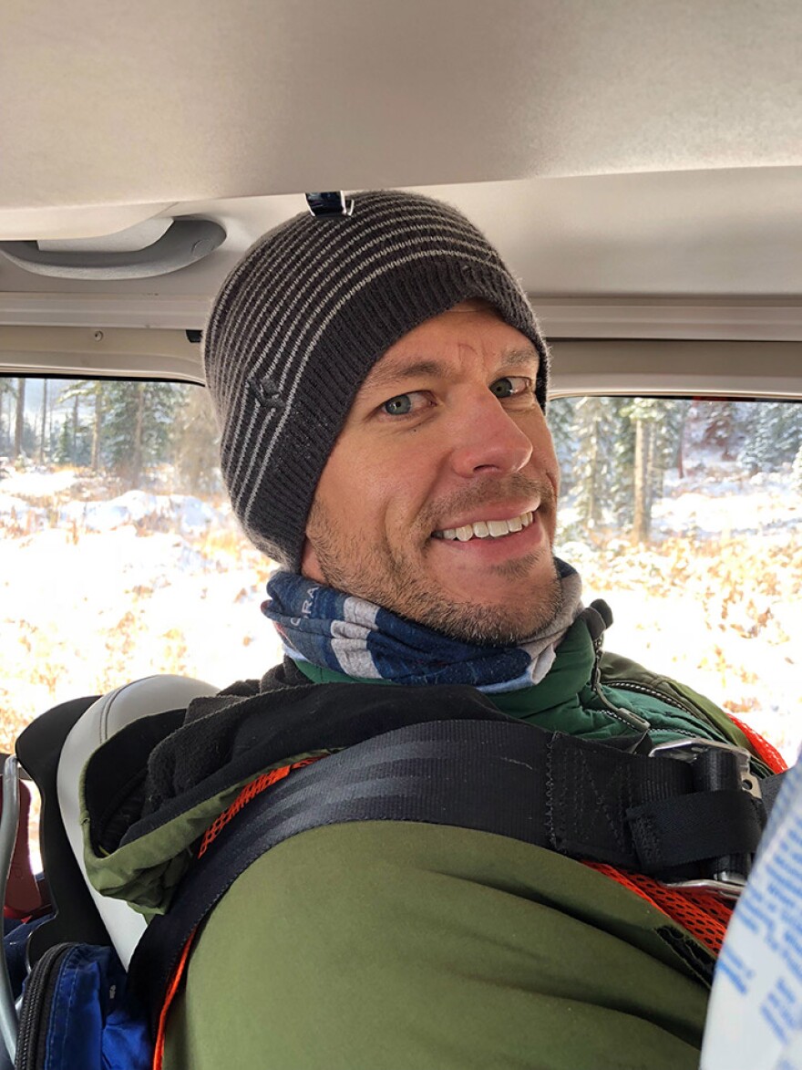 Anders Broste survived a grizzly bear attack north of Columbia Falls, MT.